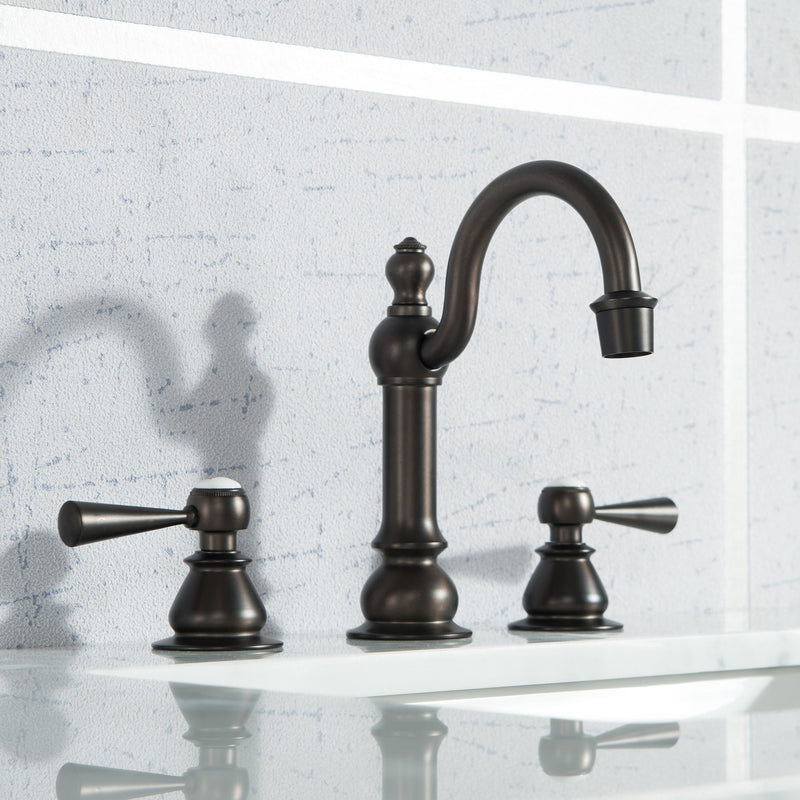 Water Creation Elizabeth 48" Single Sink Carrara White Marble Vanity in Cashmere Grey with F2-0012-03-TL Lavatory Faucet(s) VEL048CWCG27 - Model Bath