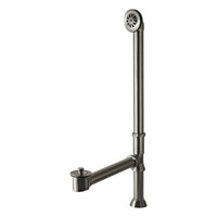 Water Creation Lift and Turn Exposed Finish Tub Drain For Claw Foot or Other Elegant Tubs in Brushed Nickel Finish WO-0001-02 - Model Bath
