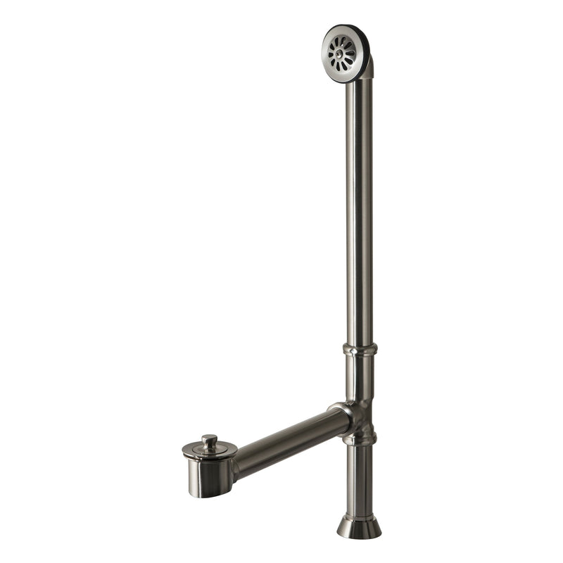 Water Creation Lift and Turn Exposed Finish Tub Drain For Claw Foot or Other Elegant Tubs in Brushed Nickel Finish WO-0001-02 - Model Bath