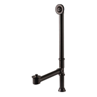Water Creation Lift and Turn Exposed Finish Tub Drain For Claw Foot or Other Elegant Tubs in Oil-rubbed Bronze Finish WO-0001-03 - Model Bath