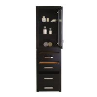 Water Creation Madison Collection Linen Cabinet in Espresso MADISON-LC-E - Model Bath