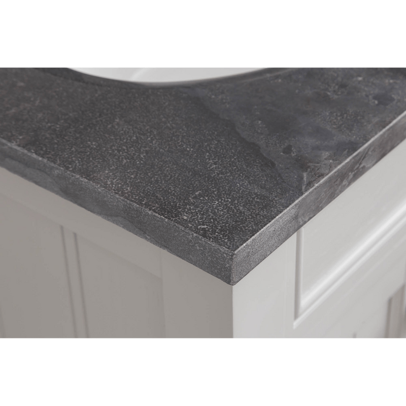 Water Creation Potenza 24" Bathroom Vanity in Earl Grey with Blue Limestone Top with Faucet and Mirror POTENZA24EGBF2 - Model Bath