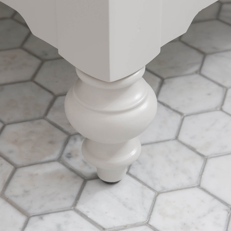 Water Creation Potenza 24" Bathroom Vanity in Earl Grey with Blue Limestone Top with Faucet POTENZA24EGF1 - Model Bath