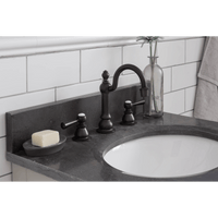 Water Creation Potenza 24" Bathroom Vanity in Earl Grey with Blue Limestone Top with Faucet POTENZA24EGF2 - Model Bath