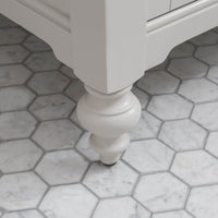 Water Creation Potenza 30" Bathroom Vanity in Earl Grey with Blue Limestone Top with Faucet POTENZA30EGF1 - Model Bath