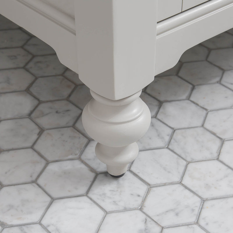 Water Creation Potenza 30" Bathroom Vanity in Earl Grey with Blue Limestone Top with Faucet POTENZA30EGF1 - Model Bath
