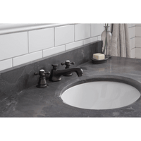 Water Creation Potenza 48" Bathroom Vanity in Earl Grey with Blue Limestone Top with Faucet POTENZA48EGF1 - Model Bath