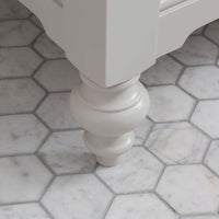 Water Creation Potenza 48" Bathroom Vanity in Earl Grey with Blue Limestone Top with Faucet POTENZA48EGF2 - Model Bath