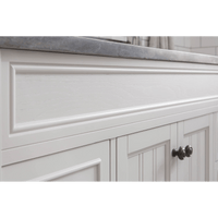 Water Creation Potenza 48" Bathroom Vanity in Earl Grey with Blue Limestone Top with Faucet POTENZA48EGF2 - Model Bath