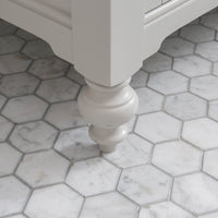 Water Creation Potenza 60" Bathroom Vanity in Earl Grey with Blue Limestone Top with Faucet POTENZA60EGF2 - Model Bath