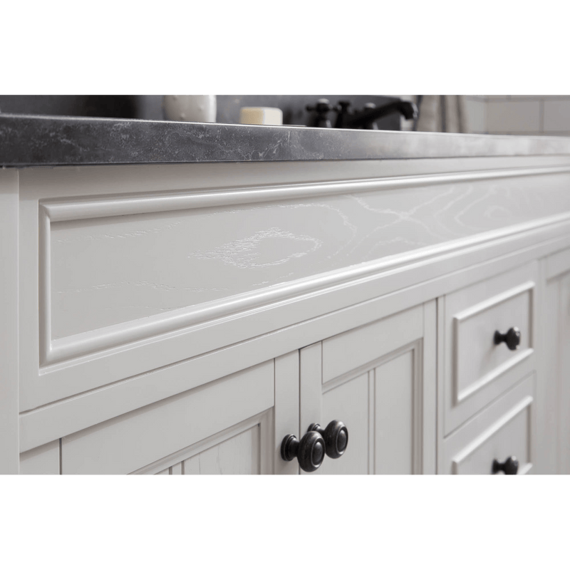 Water Creation Potenza 72" Bathroom Vanity in Earl Grey with Blue Limestone Top with Faucet POTENZA72EGF2 - Model Bath