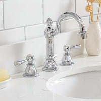 Water Creation Queen 48" Single Sink Quartz Carrara Vanity in Cashmere Grey with Matching Mirror(s) and F2-0012-01-TL Lavatory Faucet(s) VQU048QCCG43 - Model Bath