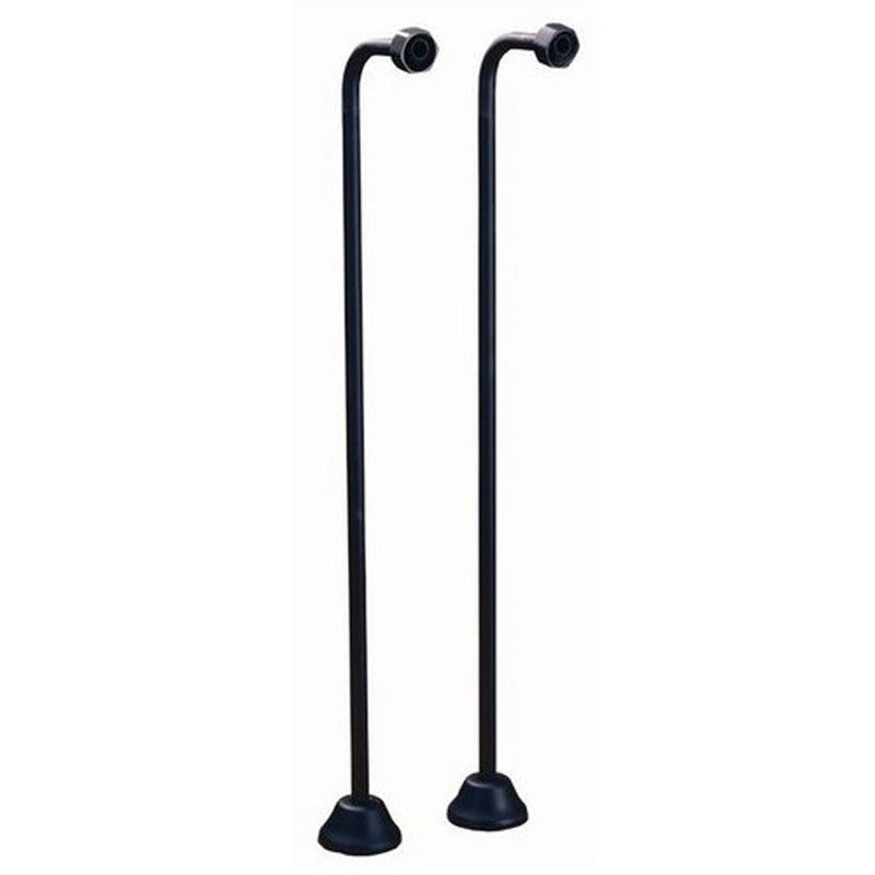 Water Creation Single Offset Supply For Claw Foot Or Elegant Tubs in Oil-rubbed Bronze Finish SL-0002-03 - Model Bath