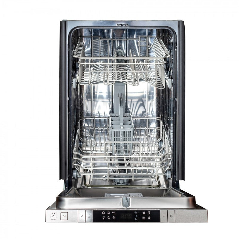 ZLINE 18" Top Control Dishwasher in Copper with Stainless Steel Tub and Modern Style Handle DW-C-18 - Model Bath