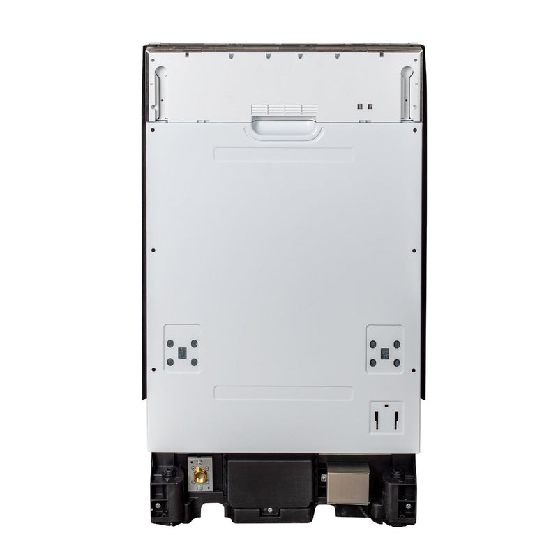 ZLINE 18" Top Control Dishwasher in Custom Panel Ready with Stainless Steel Tub DW7714-18 - Model Bath