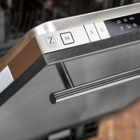 ZLINE 18" Top Control Dishwasher in DuraSnow® Finished Stainless Steel with Stainless Steel Tub and Modern Style Handle DW-SS-18 - Model Bath