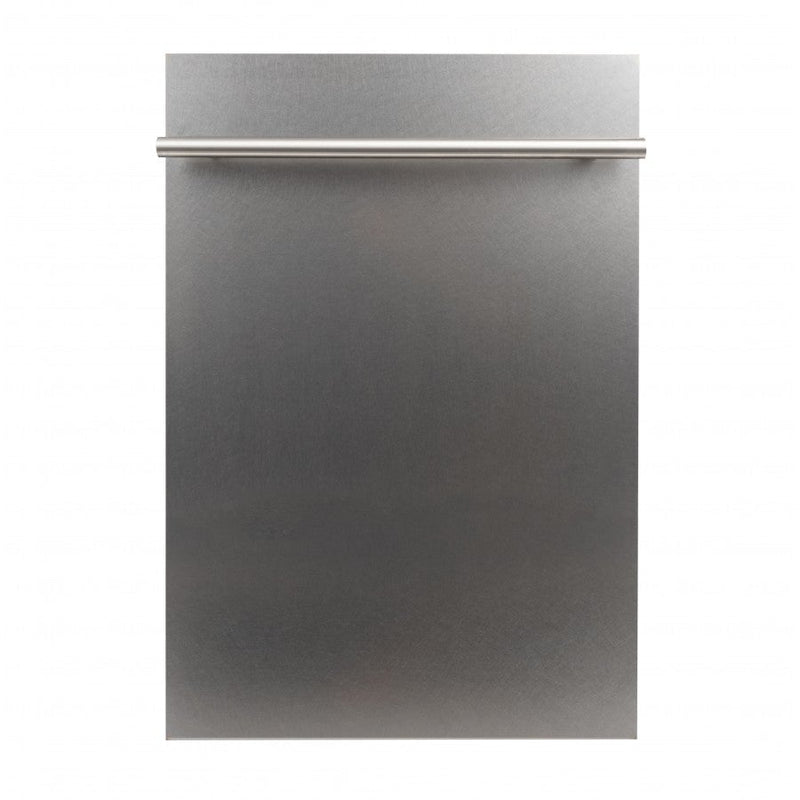 ZLINE 18" Top Control Dishwasher in DuraSnow® Finished Stainless Steel with Stainless Steel Tub and Modern Style Handle DW-SS-18 - Model Bath
