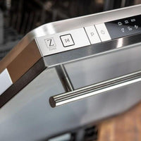 ZLINE 18" Top Control Dishwasher in Stainless Steel with Stainless Steel Tub and Modern Style Handle DW-304-18 - Model Bath