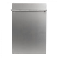 ZLINE 18" Top Control Dishwasher in Stainless Steel with Stainless Steel Tub and Modern Style Handle DW-304-18 - Model Bath
