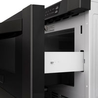 ZLINE 24" 1.2 cu. ft. Microwave Drawer in Black Stainless Steel MWD-1-BS - Model Bath