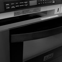 ZLINE 24" 1.2 cu. ft. Microwave Drawer in Black Stainless Steel MWD-1-BS - Model Bath
