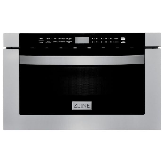 ZLINE 24" 1.2 Cu. Ft. Microwave Drawer in Stainless Steel MWD-1 - Model Bath