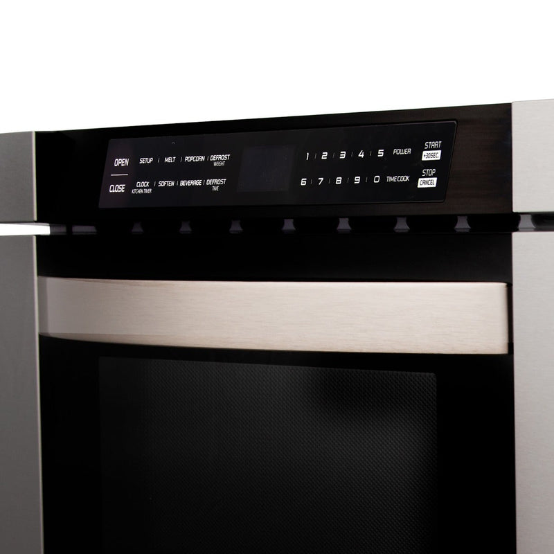 ZLINE 24" 1.2 Cu. Ft. Microwave Drawer in Stainless Steel MWD-1 - Model Bath