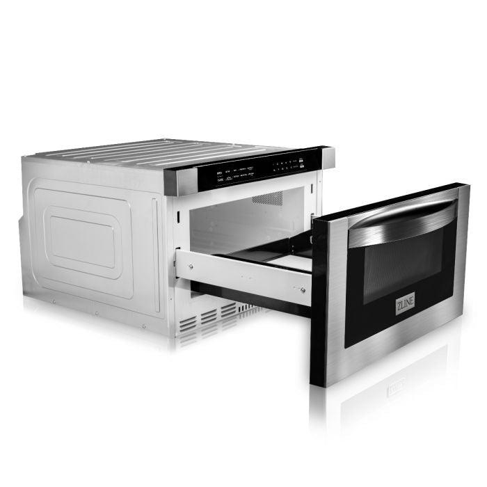 ZLINE 24" 1.2 Cu. Ft. Microwave Drawer in Stainless Steel MWD-1 - Model Bath