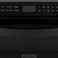 ZLINE 24" Built-in Convection Microwave Oven in Black Stainless Steel with Speed and Sensor Cooking MWO-24-BS - Model Bath