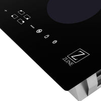 ZLINE 24" Induction Glass Cooktop with 4 Burners (RCIND-24) - Model Bath