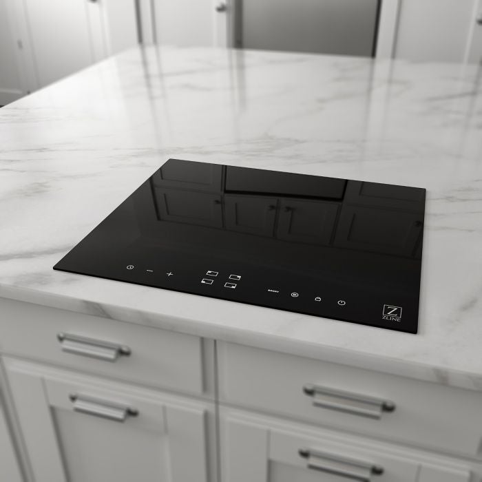 ZLINE 24" Induction Glass Cooktop with 4 Burners (RCIND-24) - Model Bath