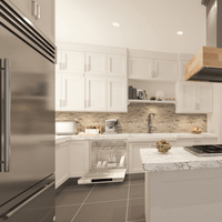ZLINE 24" Top Control Dishwasher in Custom Panel Ready with Stainless Steel Tub DW7713-24 - Model Bath