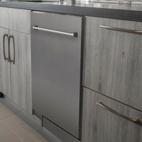 ZLINE 24" Top Control Dishwasher in Stainless Steel with Stainless Steel Tub and Traditional Style Handle DW-304-H-24 - Model Bath