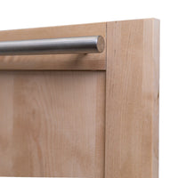 ZLINE 24" Top Control Dishwasher in Unfinished Wood with Stainless Steel Tub and Modern Style Handle DW-UF-24 - Model Bath