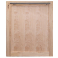 ZLINE 24" Top Control Dishwasher in Unfinished Wood with Stainless Steel Tub and Modern Style Handle DW-UF-24 - Model Bath