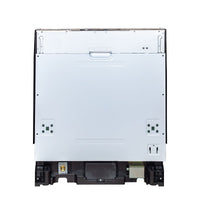 ZLINE 24" Top Control Dishwasher in White Matte with Stainless Steel Tub and Traditional Style Handle DW-WM-24 - Model Bath