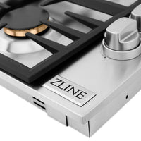 ZLINE 30" Dropin Cooktop with 4 Gas Brass Burners (RC-BR-30) - Model Bath