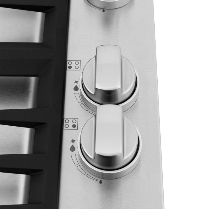 ZLINE 30" Dropin Cooktop with 4 Gas Burners (RC30) - Model Bath