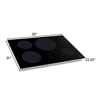 ZLINE 30" Induction Cooktop with 4 Burners (RCIND-30) - Model Bath