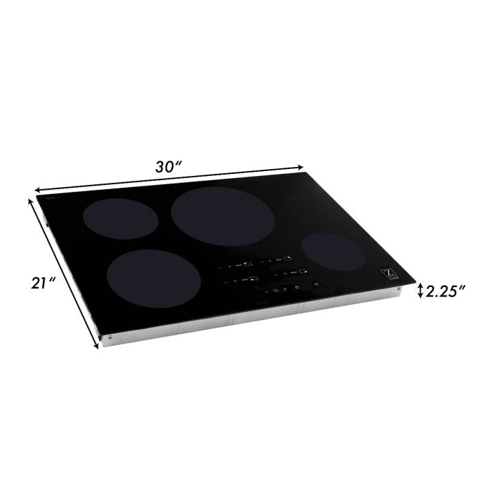 ZLINE 30" Induction Cooktop with 4 Burners (RCIND-30) - Model Bath