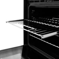 ZLINE 30" Professional Double Wall Oven in Black Stainless Steel (AWD-30-BS) - Model Bath