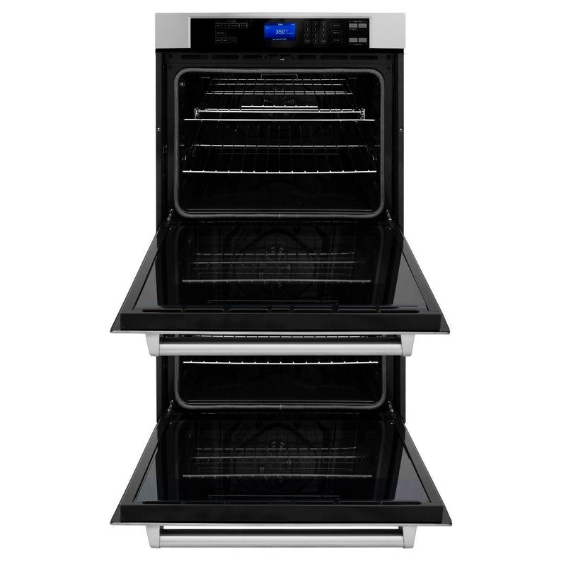 ZLINE 30" Professional Double Wall Oven in Stainless Steel (AWD-30) - Model Bath