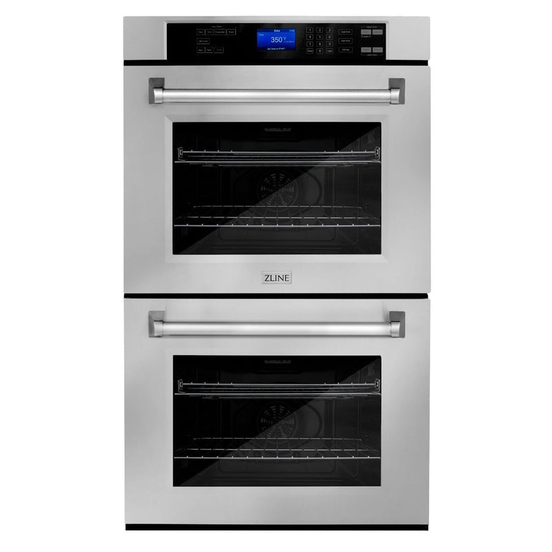 ZLINE 30" Professional Double Wall Oven in Stainless Steel (AWD-30) - Model Bath
