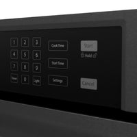 ZLINE 30" Professional Single Wall Oven in Black Stainless Steel (AWS-30-BS) - Model Bath