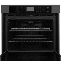 ZLINE 30" Professional Single Wall Oven in Black Stainless Steel (AWS-30-BS) - Model Bath