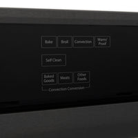 ZLINE 30" Professional Single Wall Oven in Black Stainless Steel (AWS-30-BS) - Model Bath