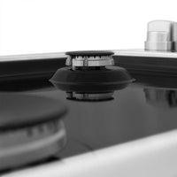 ZLINE 36" Dropin Cooktop with 6 Gas Burners and Black Porcelain Top (RC36-PBT) - Model Bath