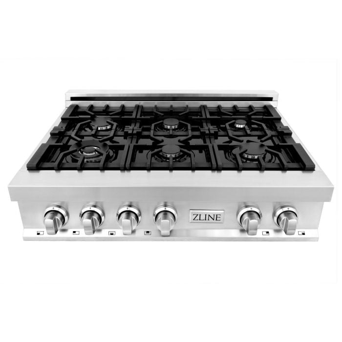 ZLINE 36" Porcelain with 6 Gas Burners (RT36) - Model Bath
