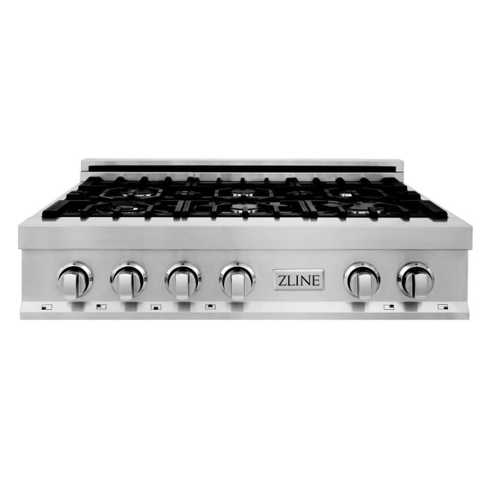 ZLINE 36" Porcelain with 6 Gas Burners (RT36) - Model Bath