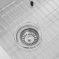ZLINE Breckenridge 45" Undermount Triple Bowl Sink in DuraSnow® Stainless Steel with Accessories (SLT-45S) - Model Bath